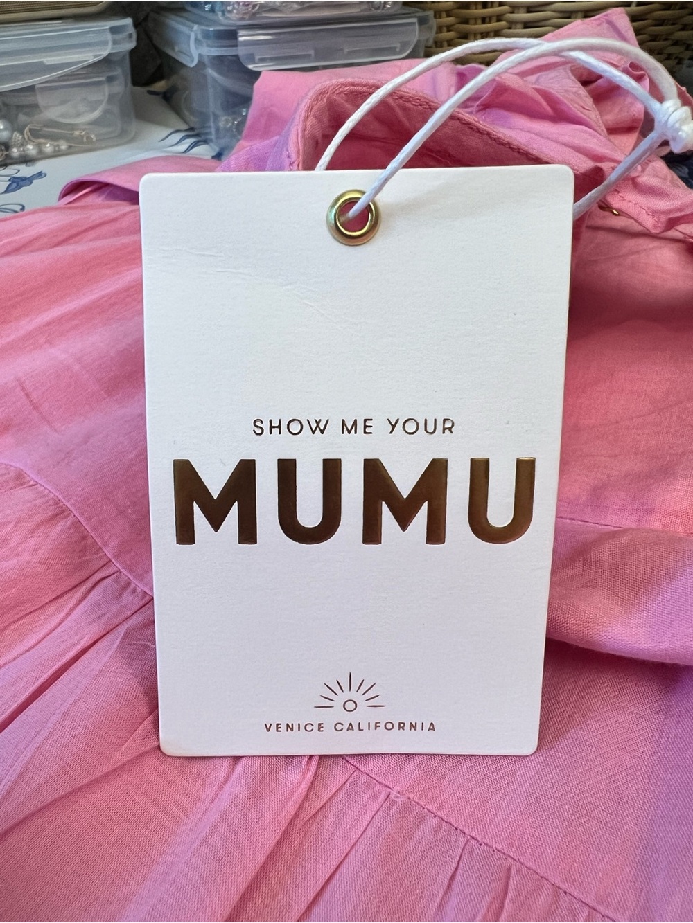 Show Me Your MuMu Jolene Pink Lemonade Ruffle Midi Dress with Buckle Belt - Picture 14 of 16